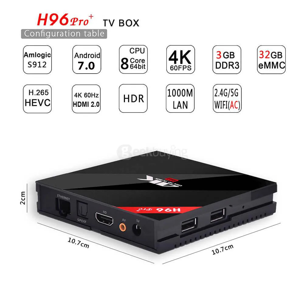 Android BOX H96 Pro Plus