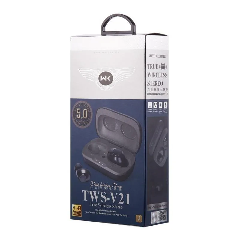 Remax WK TWS V21 Airdots Bluetooth With Charging Dock