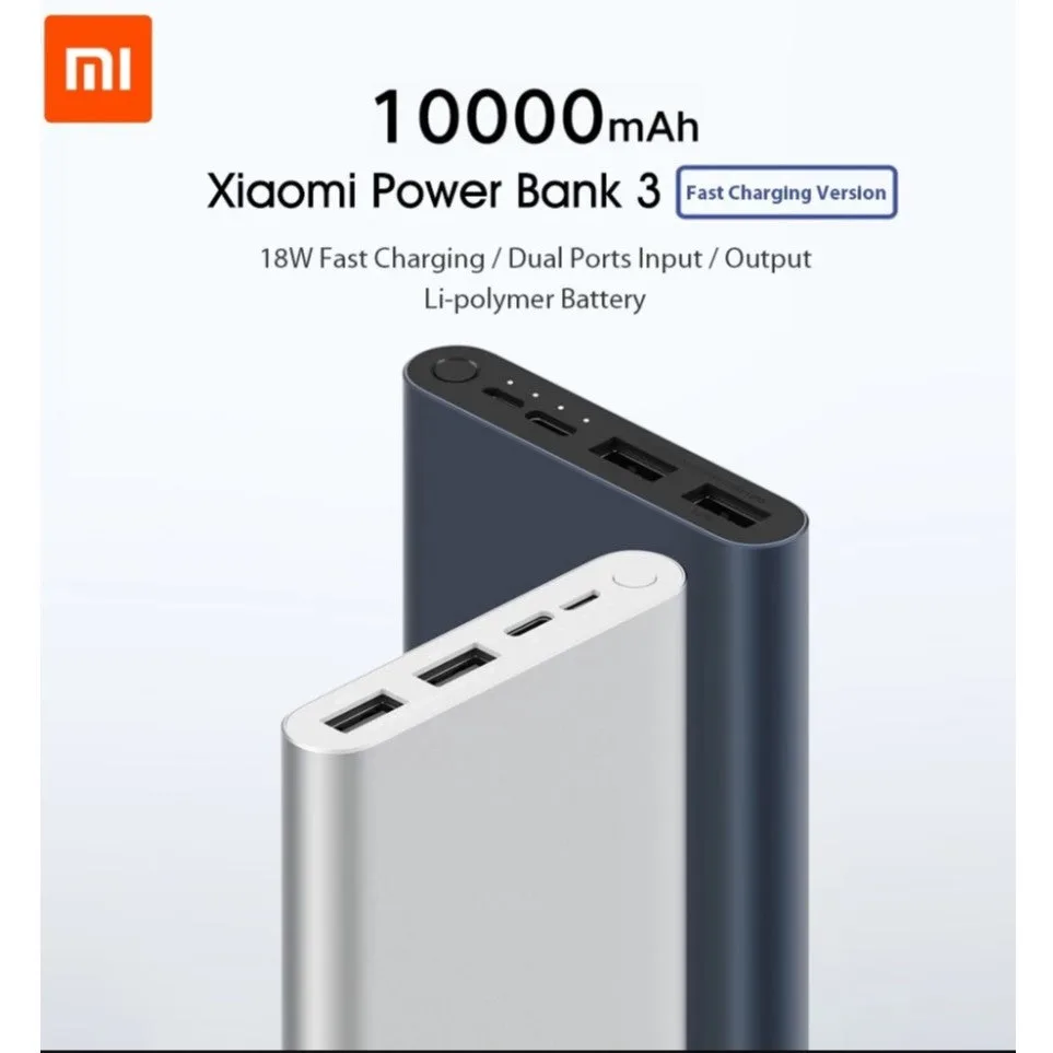 MI Powerbank 3 (10000MA)QC3.0