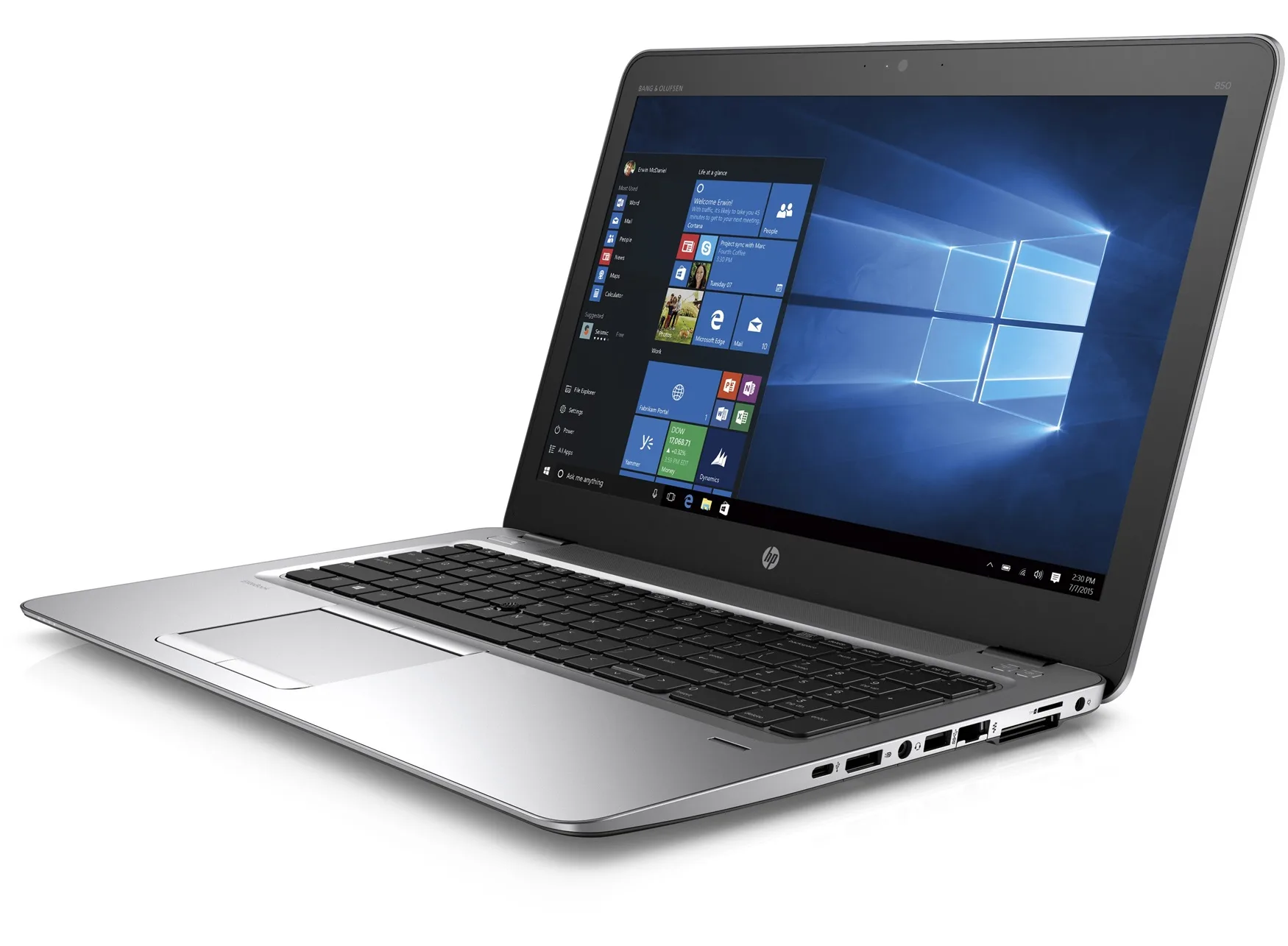 HP 850 G3 Ci7 6th Gen Ram 8GB 256GB SSD 15.6" LED - Image 2