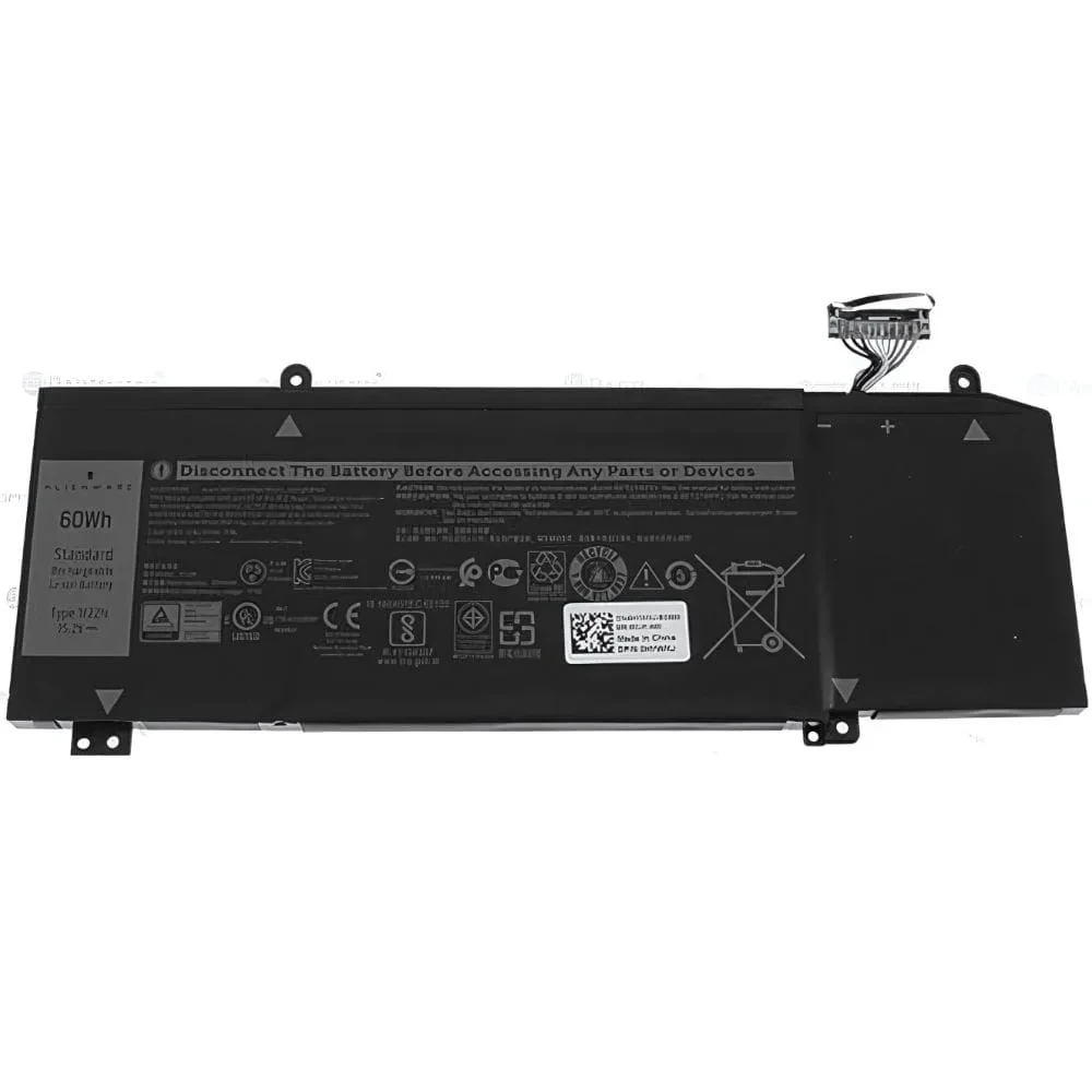 Dell Alienware M15 ALW15M P79F M17 ALW17M G5 5590 G7 7590 7790 1F22N P40E P82F001 60Wh 100% Original Laptop Battery