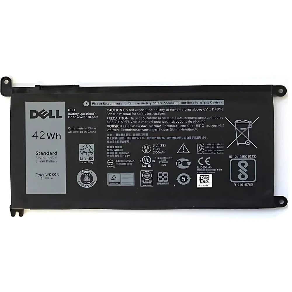 Dell Inspiron 13 5368 5378 5379 Vostro 14 5468 7368 7378 5565 5570 5567 5568 5578 5765 5767 5580 5584 5567 5368 5765 15-5568 15-5578 13-5368 13-5378 5379 WDXOR 100% Original Laptop Battery