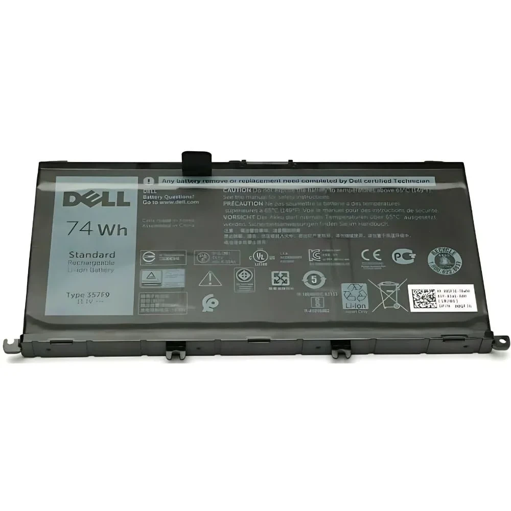 Dell Inspiron 15 7567 7559 5577 7557 P57F 071JF4 P65F001 P65F 71JF4 357F9 74Wh 100% Laptop Battery