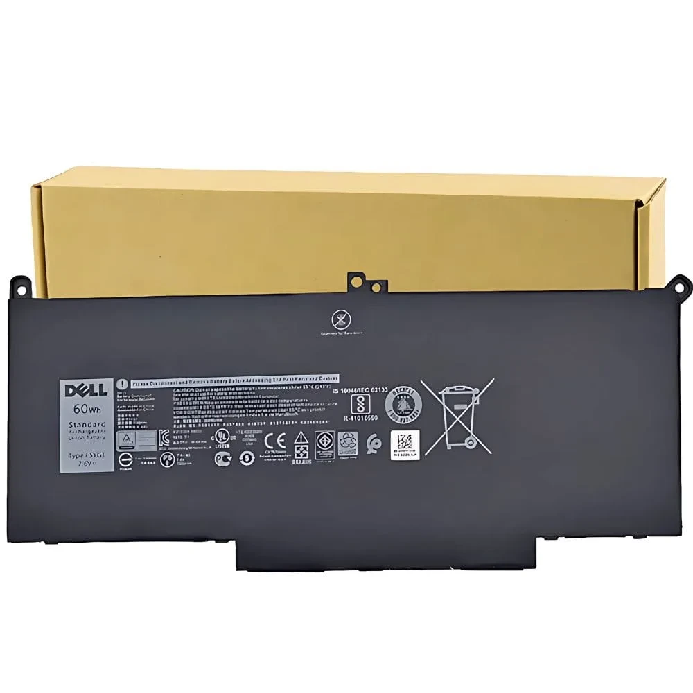Dell Latitude 7390 E7380 7490 12 7280 Latitude 14 7480 2X39G DM3WC KG7VF V4940 MYJ96 F3YGT 60Wh 100% Original Laptop Battery