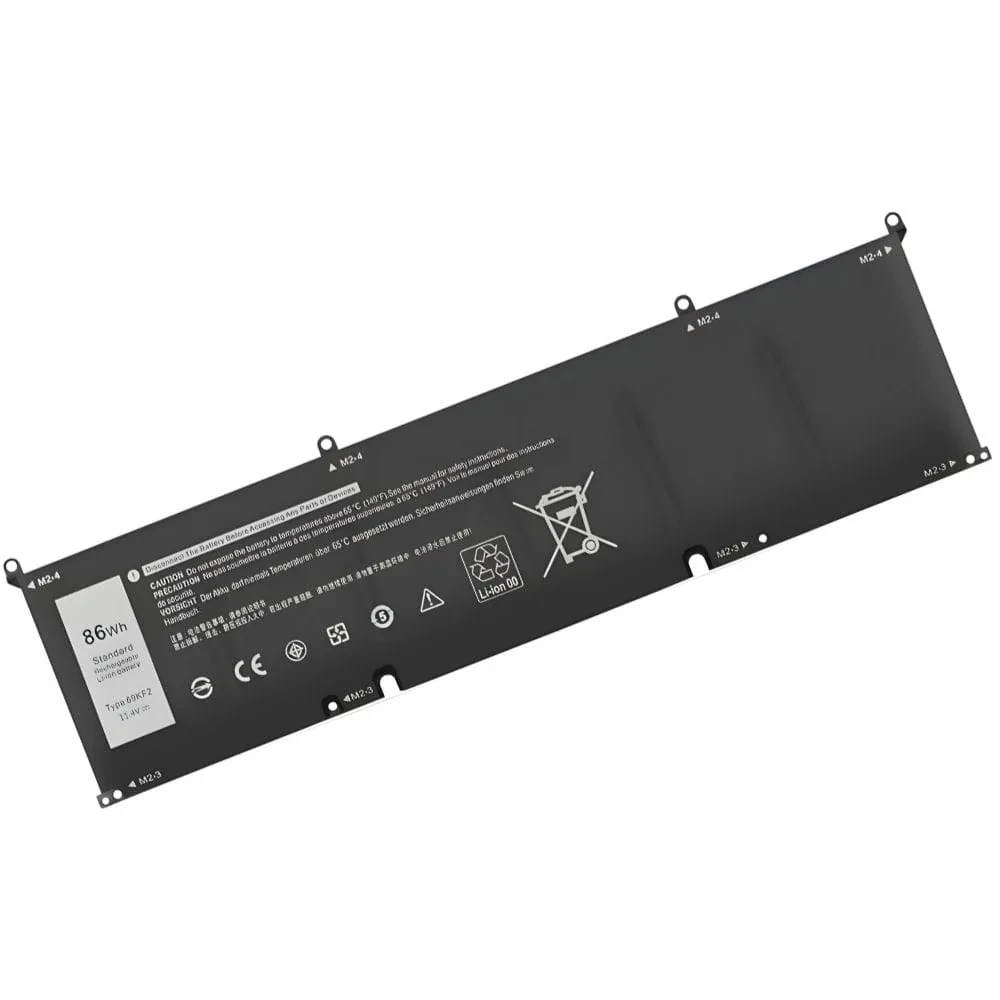 Dell Precision 5550 5560 5570 Alienware M17 R3 M15 R6 M16 R1 70N2F 070N2F 069KF2 P91F001 86Wh 100% Original Laptop Battery