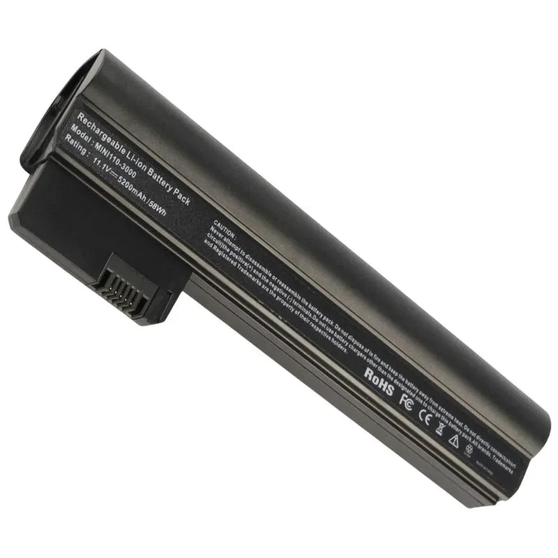HP Mini 110-3000 CTO 110-3100 607762-001 607763-001 HSTNN-DB1U HSTNN-TY06 6 Cell Replacement Laptop Battery
