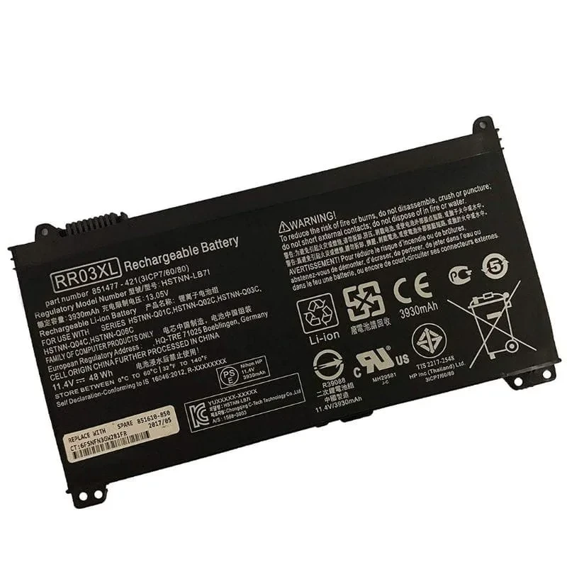 HP ProBook 430 G4 440 G4 450 G4 470 G5 450 G5 440 G5 RR03XL 851477-831 100% Original Laptop Battery