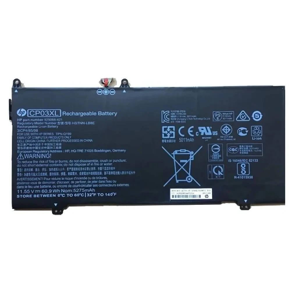 HP Spectre X360 13A 13-AE005NO TPN-Q199 CP03XL 100% Laptop Battery