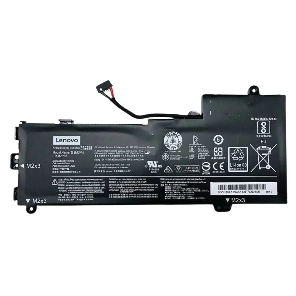 Lenovo IdeaPad 100-14IBY 500S-13ISK 510S-13IKB U30-80A E31-70 E31-80, FLEX 4-1130-80U3 YOGA 310-11IAP-80U2 L15M2PB6 L14L2P22 100% Original Laptop Battery