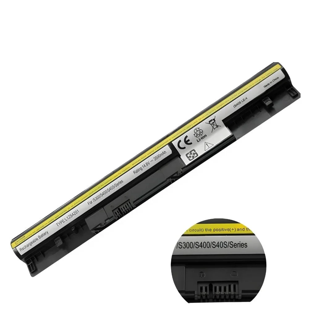 Lenovo IdeaPad S400 S300 S400T S410 L12S4Z01 L12S4L01 100% Original Laptop Battery