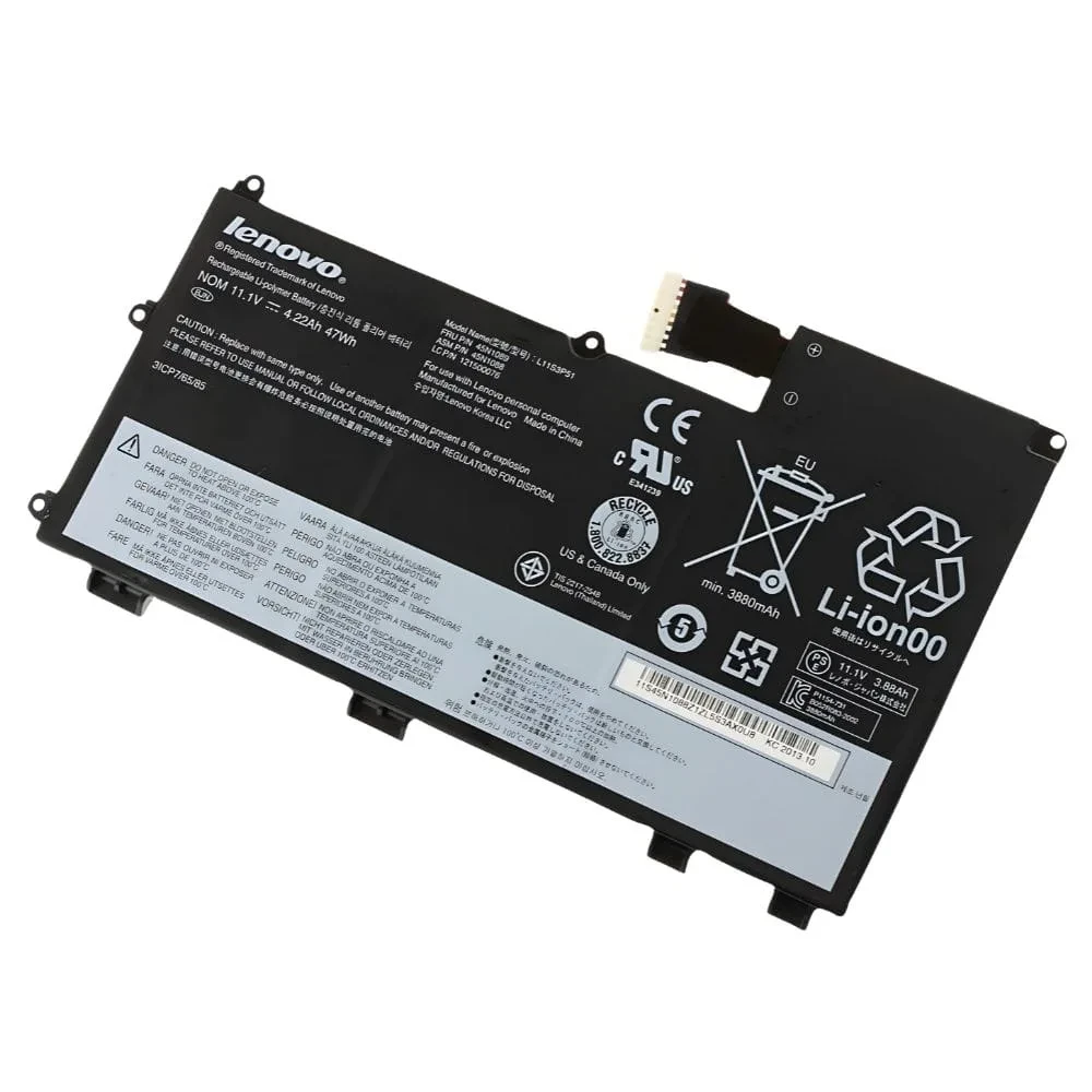 Lenovo ThinkPad T430U V490U L11N3P51 L11S3P51 45N1090 100% Original Laptop Battery