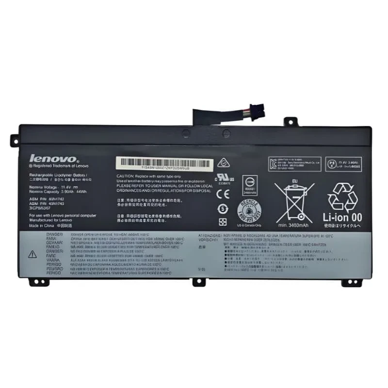 Lenovo ThinkPad T550 T560 W550 W550S 00NY639 45N1742 45N1741 100% Original Laptop Battery
