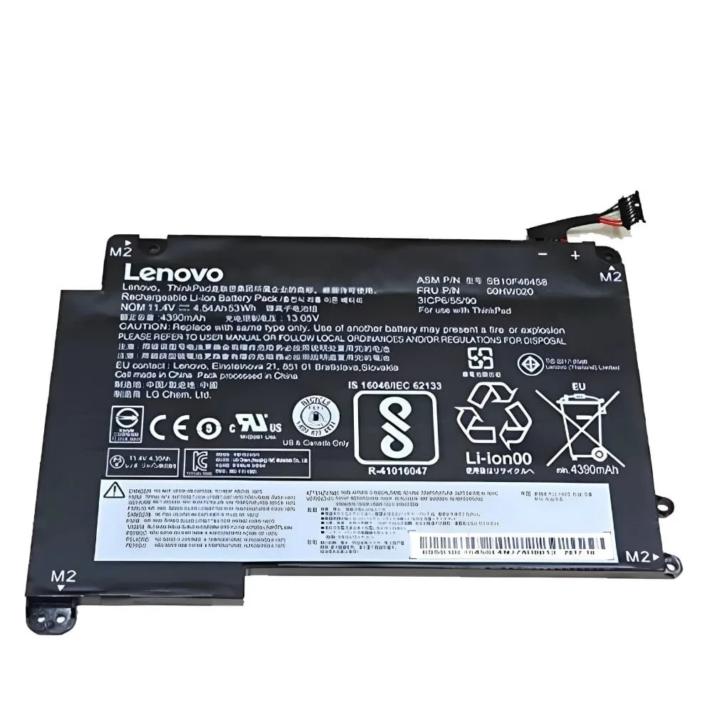 Lenovo ThinkPad Yoga 460 ThinkPad P40 YOGA 20GQ 00HW020 53Wh 100% Laptop Battery